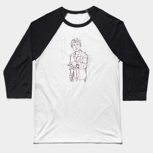 Justin Min / Ben Hargreeves Line Art Baseball T-Shirt